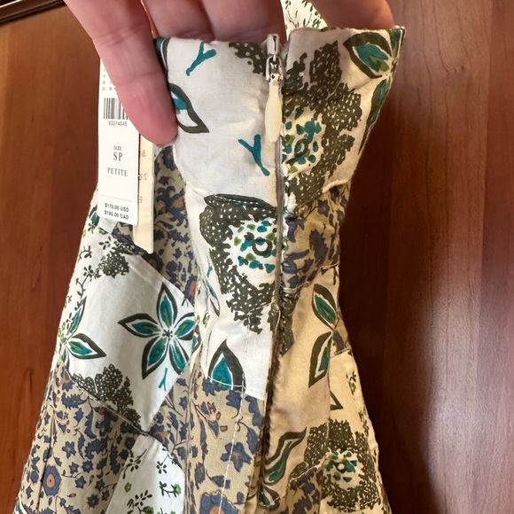 Anthropologie NWT Maxie skirt size small petite patchwork one of a kind - Picture 7 of 9